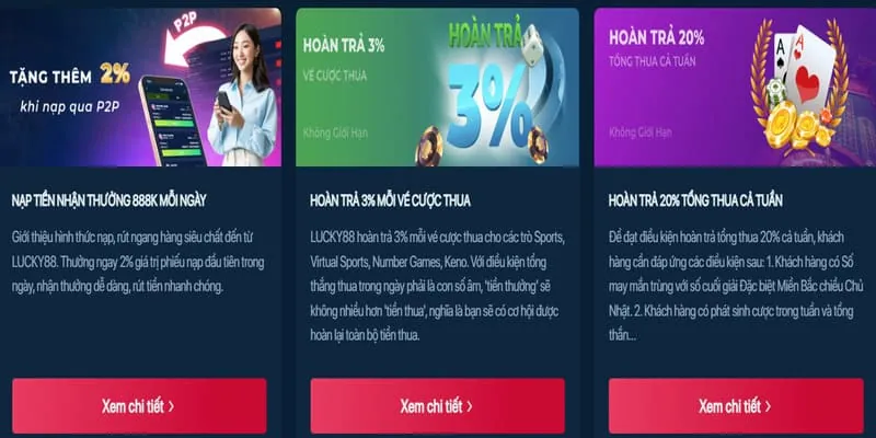 Các chương trình khuyến mãi VB66 hấp dẫn